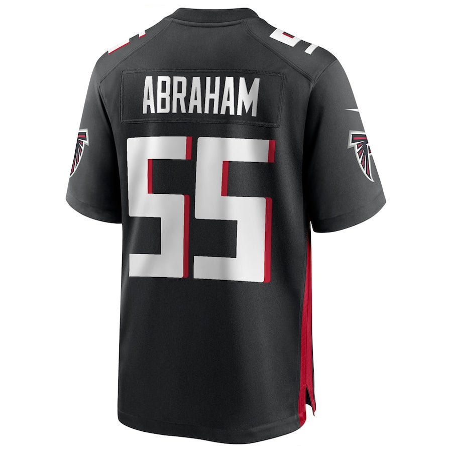 Custom #55 Black ATL Football Shirt Top