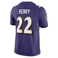 B.Ravens #22 Derrick Henry Player Purple Vapor F.U.S.E. Limited Jersey Stitched American Football Jerseys