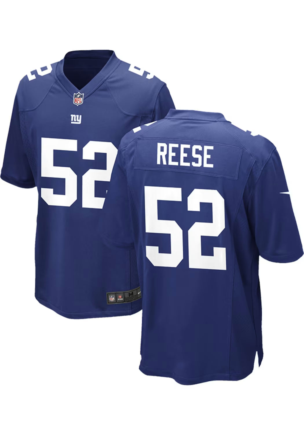 Arvell Reese New York Giants 2026 NFL Draft First Round Pick No. 5 Jersey - Royal Blue