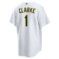 Custom #1 White OAK Baseball Shirt Top