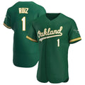 Custom #1 Green OAK Baseball Shirt Top
