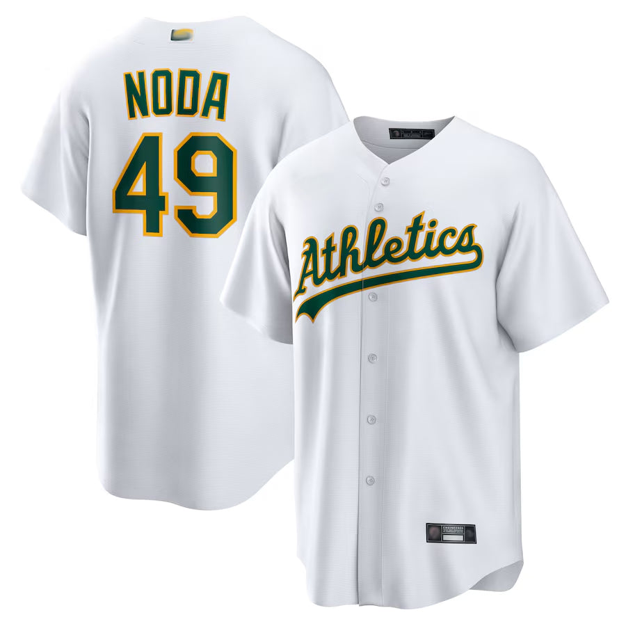 Custom #49 White OAK Baseball Shirt Top
