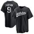 Custom #9 Black OAK Baseball Shirt Top