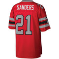 A.Falcons #21 Deion Sanders Mitchell & Ness Legacy Replica Player Jersey - Red Stitched American Football Jerseys