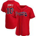 Custom #10 Red ATL Baseball Shirt Top