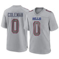 Custom #0 Gray BUF Football Shirt Top