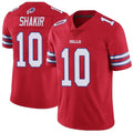 Custom #10 Red BUF Football Shirt Top