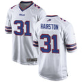Custom #31 White BUF Football Shirt Top