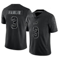 Custom #3 Black BUF Football Shirt Top
