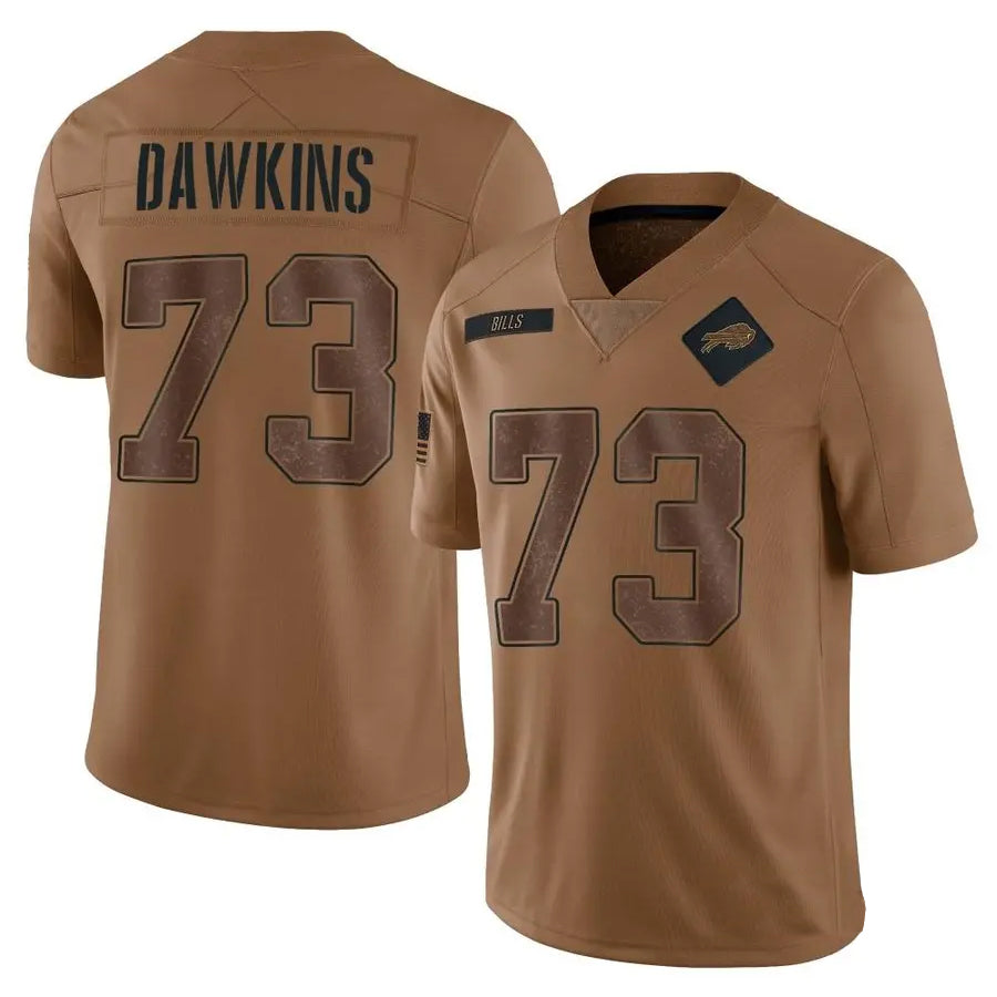 Custom #73 Brown BUF Football Shirt Top