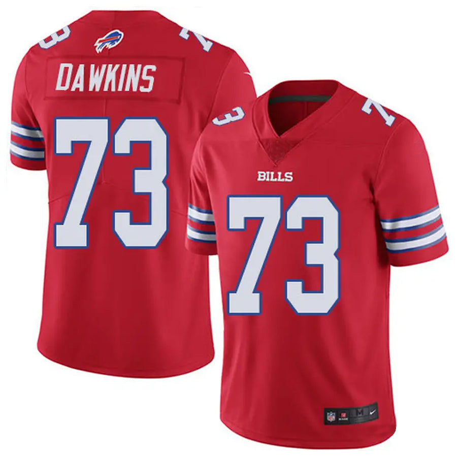 Custom #73 Red BUF Football Shirt Top