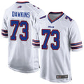 B.Bills #73 Dion Dawkins Player White Home Game Football Jerseys