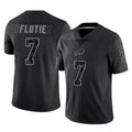 Custom #7 Black BUF Football Shirt Top