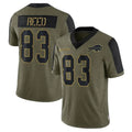 Custom #83 Olive BUF Football Shirt Top