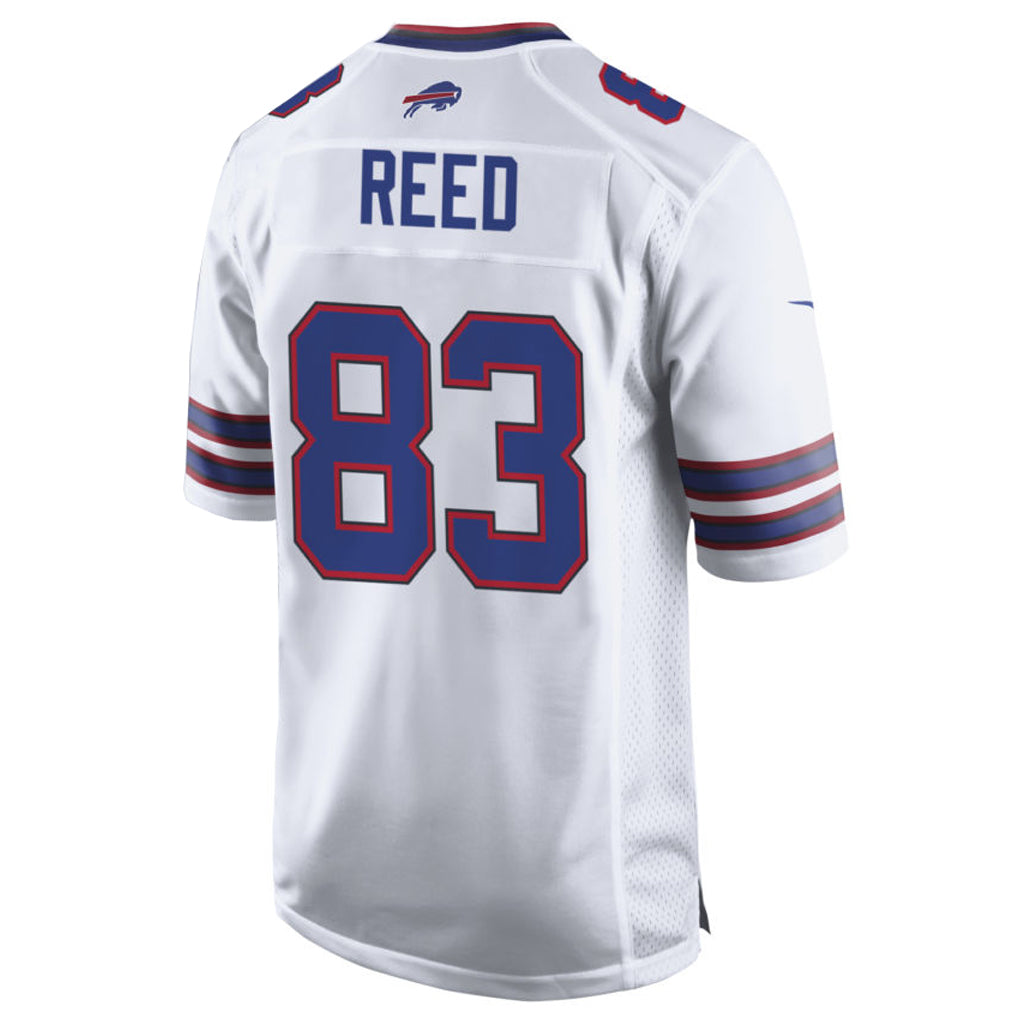 Custom #83 White BUF Football Shirt Top