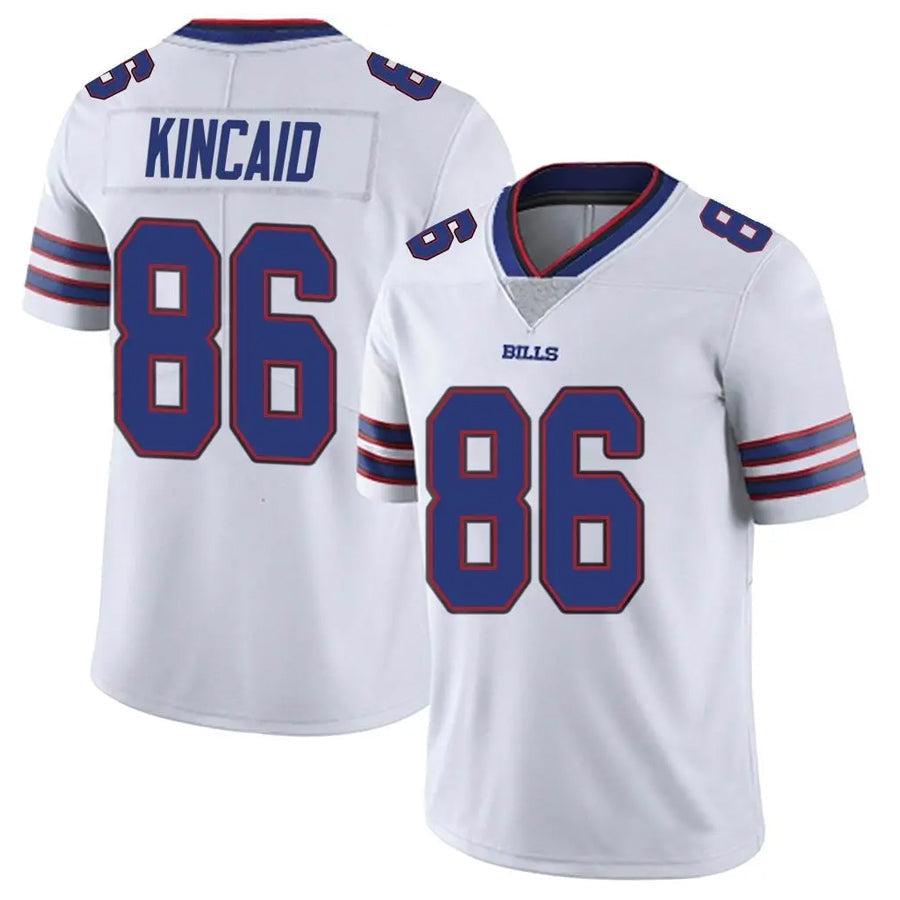 Custom #86 White BUF Football Shirt Top