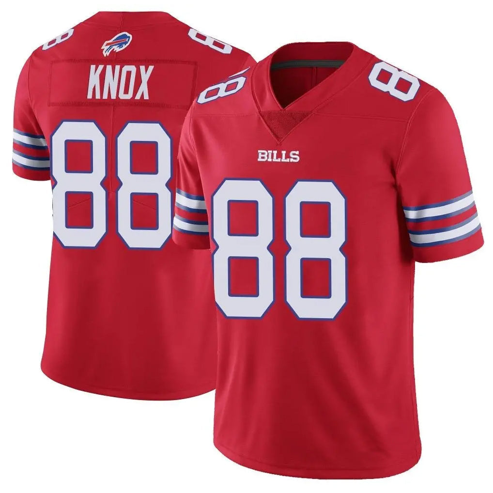 Custom #88 Red BUF Football Shirt Top