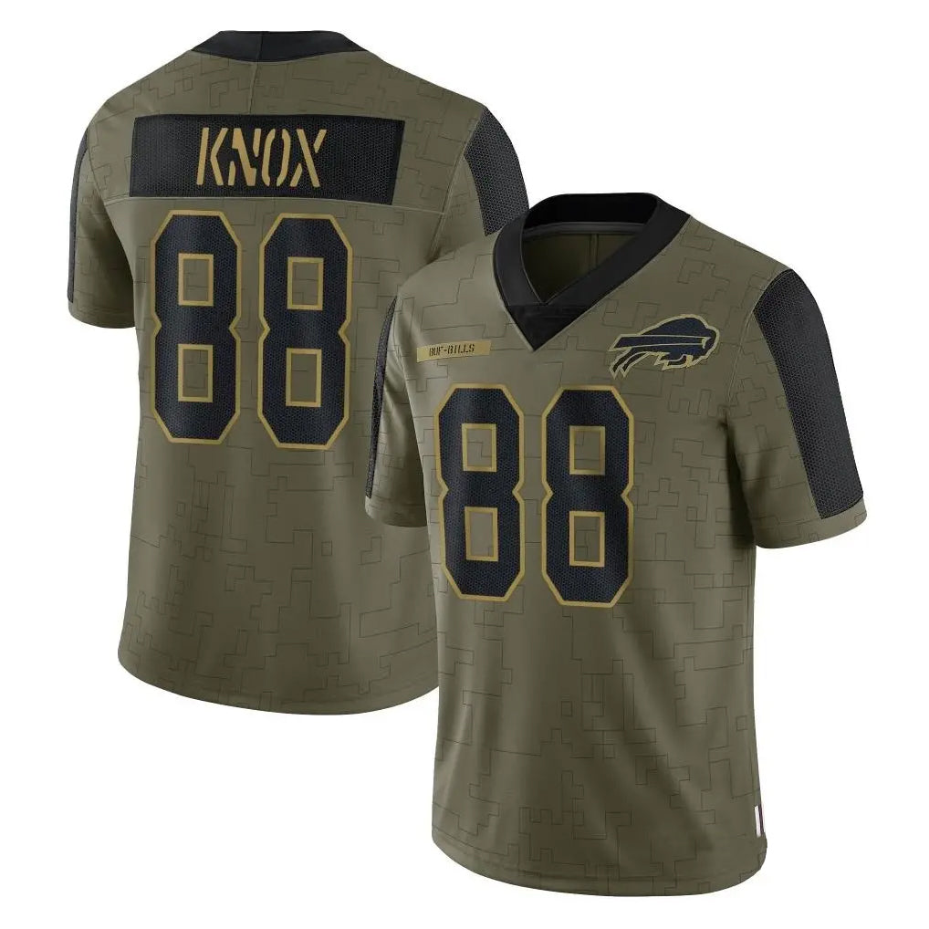 Custom #88 Olive BUF Football Shirt Top