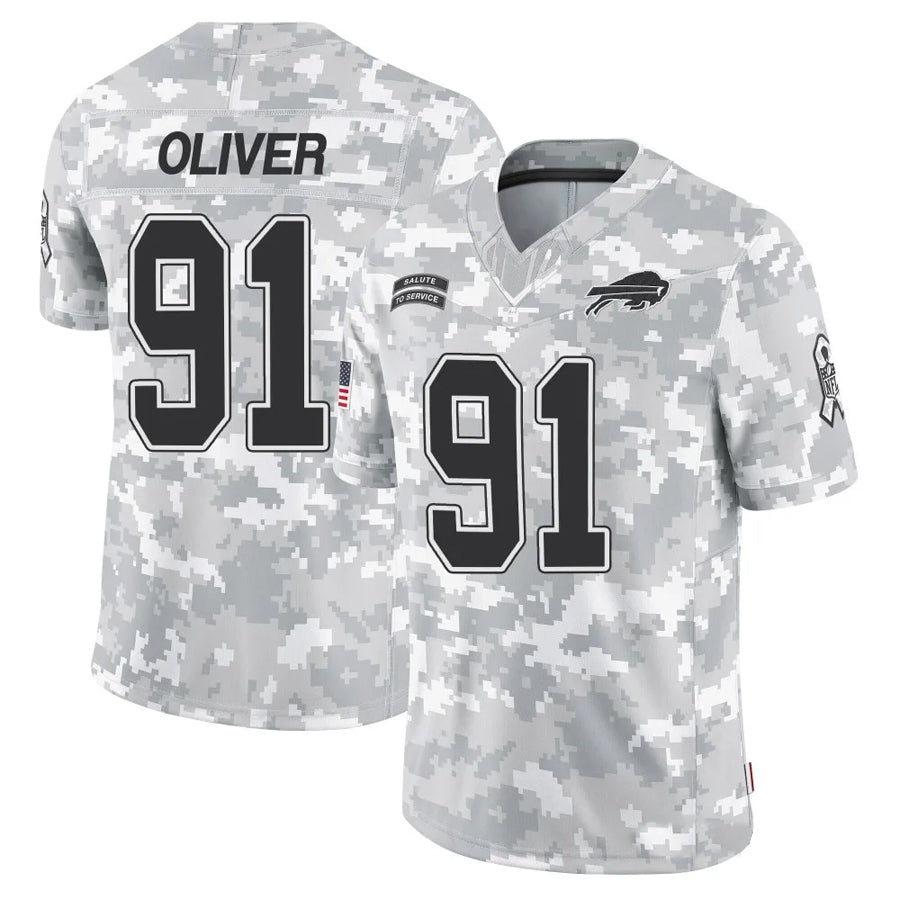 Custom #91 BUF Football Shirt Top