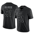 Custom #91 Black BUF Football Shirt Top