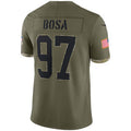 Custom #97 Olive BUF Football Shirt Top