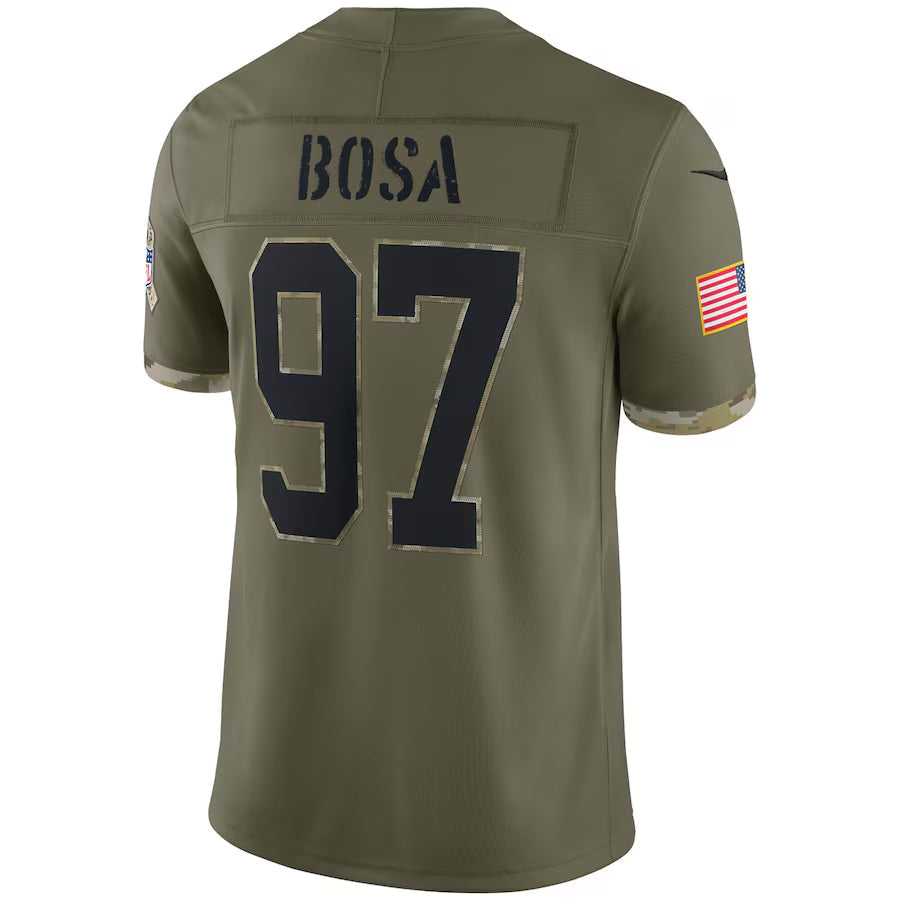 Custom #97 Olive BUF Football Shirt Top