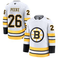 Custom #26 White BOS Hockey Shirt Top