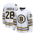 Custom #28 White BOS Hockey Shirt Top