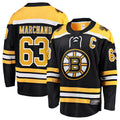 Custom #63 Black BOS Hockey Shirt Top
