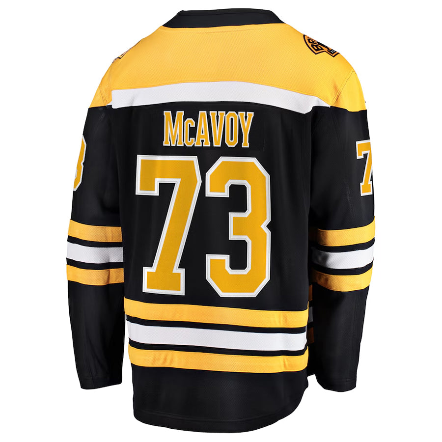 Custom #73 Black BOS Hockey Shirt Top