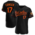 B.Orioles #17 Colton Cowser Player Black Limited Elite Game Baseball Jerseys