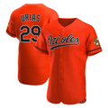 Custom #29 Orange BAL Baseball Shirt Top