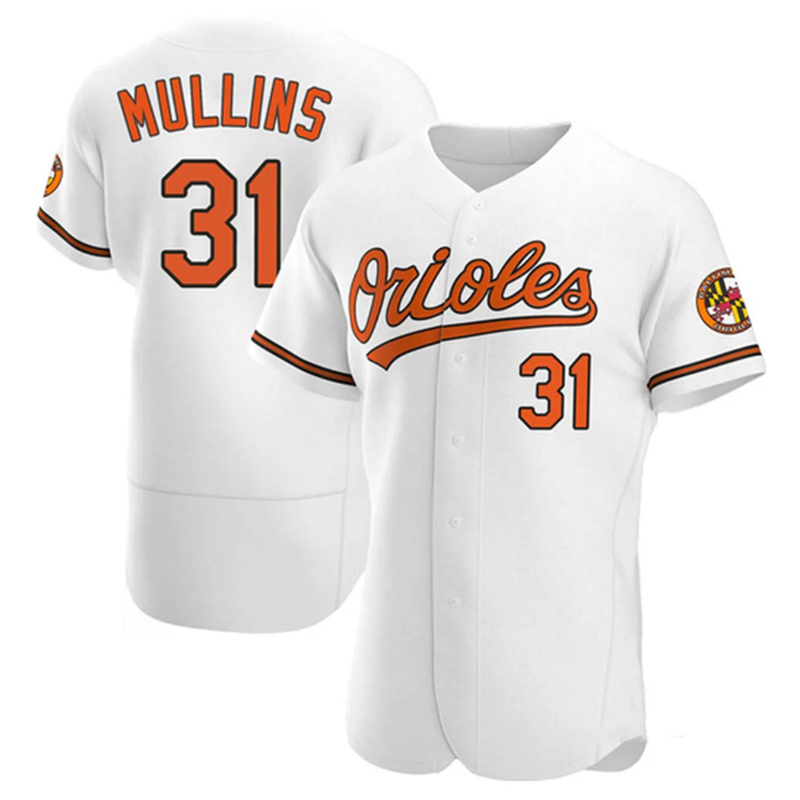 Custom #31 White BAL Baseball Shirt Top