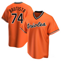 Custom #74 Orange BAL Baseball Shirt Top