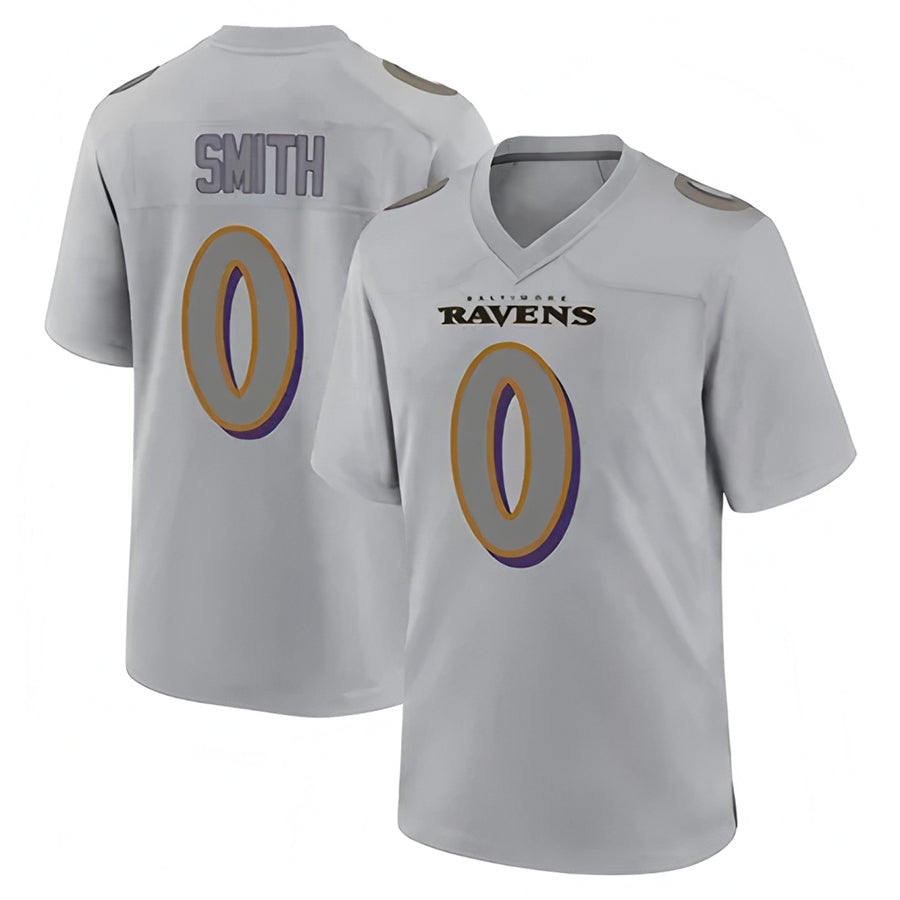 Custom #0 Gray BAL Football Shirt Top