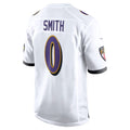 Custom #0 White BAL Football Shirt Top