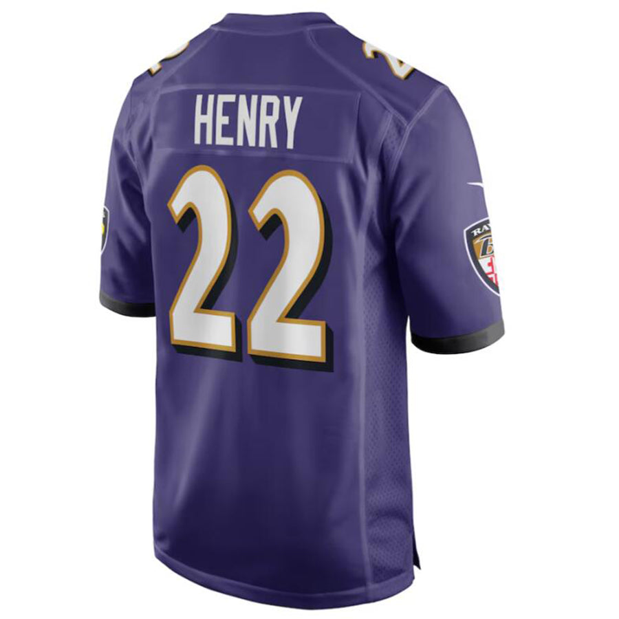 Custom #22 Purple BAL Football Shirt Top