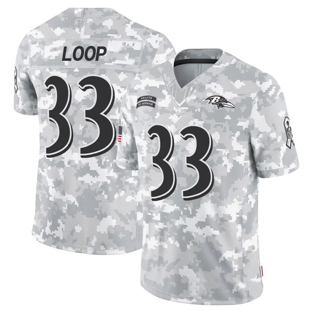 Custom #33 BAL Football Shirt Top