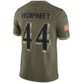 Custom #44 Olive BAL Football Shirt Top