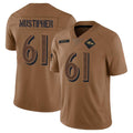 Custom #61 Brown BAL Football Shirt Top