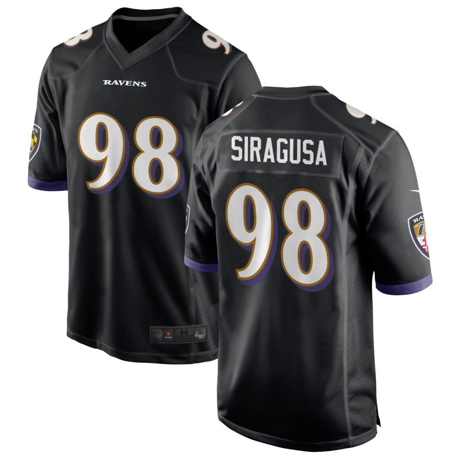 Custom #98 Black BAL Football Shirt Top