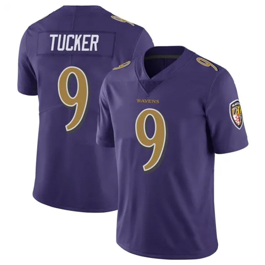 Custom #9 Purple BAL Football Shirt Top