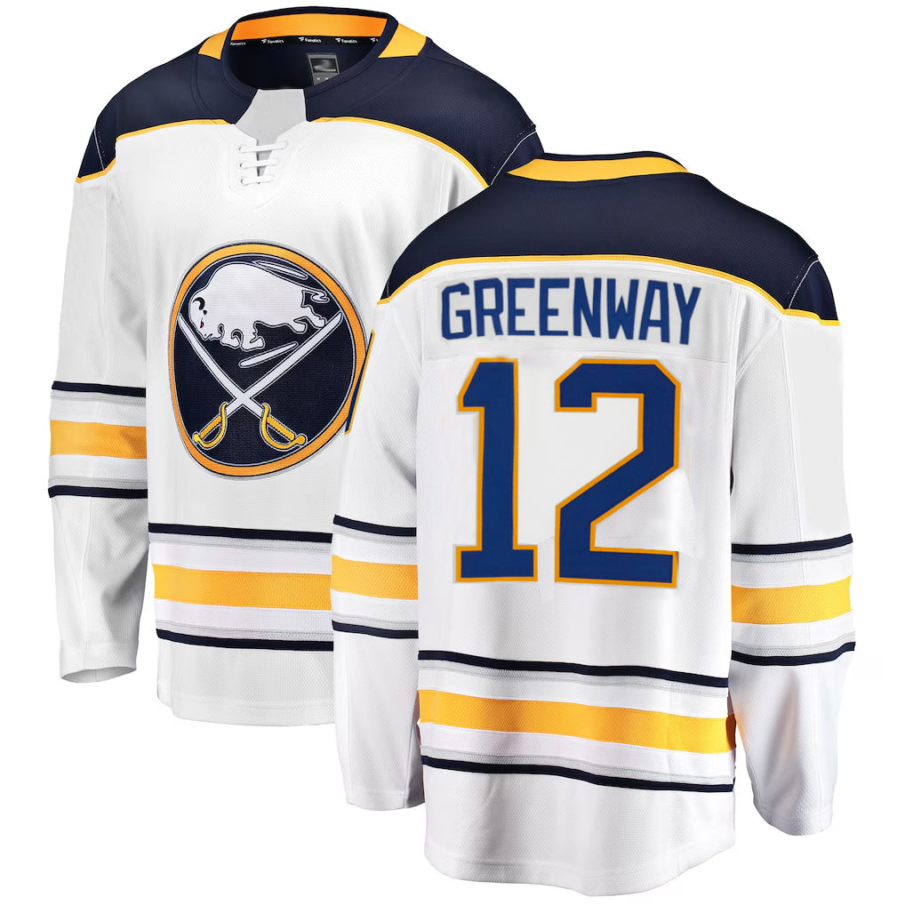 Custom #12 BUF Hockey Shirt Top