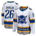 Custom #26 White BUF Hockey Shirt Top