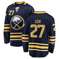 Custom #27 Navy Blue BUF Hockey Shirt Top