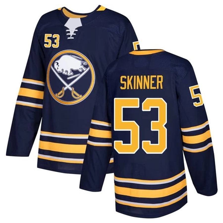 Custom #53 Navy BUF Hockey Shirt Top