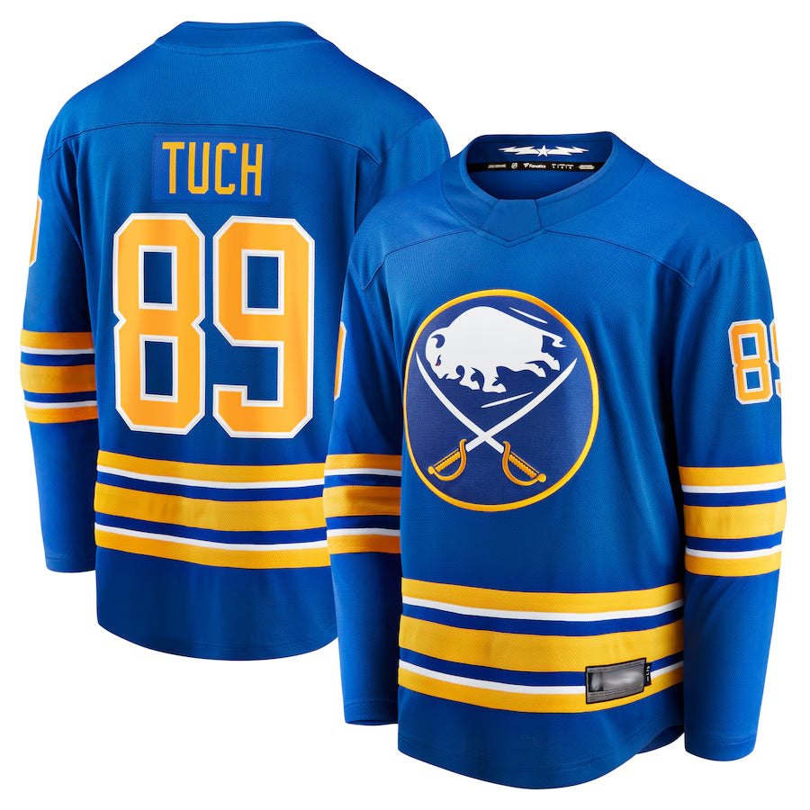 Custom #89 Royal BUF Hockey Shirt Top