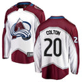 Custom #20 White COL Hockey Shirt Top