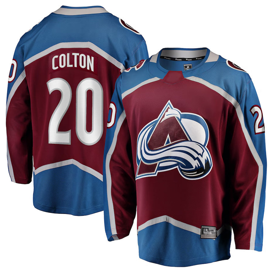 Custom #20 Maroon COL Hockey Shirt Top