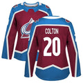 Custom #20 Burgundy COL Hockey Shirt Top